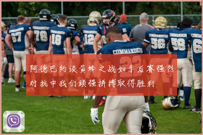 阿德巴约谈黄蜂之战如季后赛强烈对抗中我们顽强拼搏取得胜利